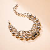 SILVER BALL CHAIN AND LINK BRACELET