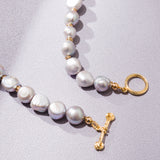 PEARL STRAND CHOKER NECKLACE