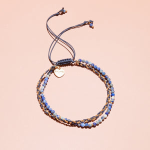LAPIS LAZULI - สร้อยข้อมือหินนำโชค