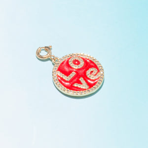 LOVE RED - ENAMEL CHARM