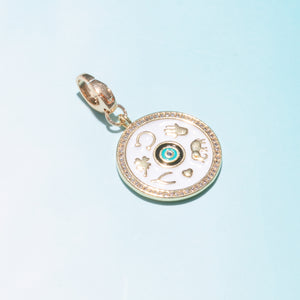 LUCKY EVIL EYE - ENAMEL CHARM