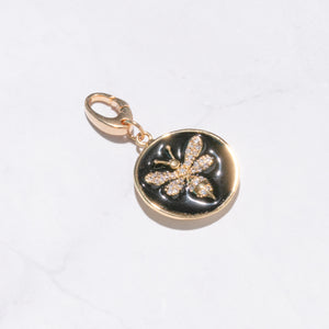 BUMBLEBEE BLACK - ENAMEL CHARM