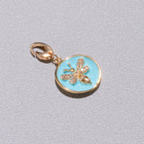 BUMBLEBEE BLUE - ENAMEL CHARM