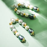 GREY PEARL WATERFALL EARRINGS