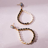 PEARL CRISPIES TEARDROP EARRINGS