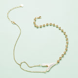 FREEFORM WHITE PEARL NACKLACE (Cindy Selected)
