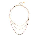 TOURMALINE - LUCKY STONE Layered Necklace