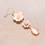 PEACH MIX DROP EARRINGS