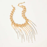 GOLD STATEMENT NECKLACE