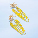 YELLOW ARTISAN EARRINGS