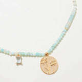 AMAZONITE PENDANT NECKLACE