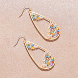 KALEIDOSCOPE BEADED EARRINGS