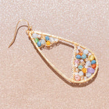 KALEIDOSCOPE BEADED EARRINGS