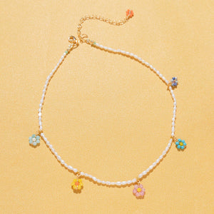 FLORAL DROPS NECKLACE