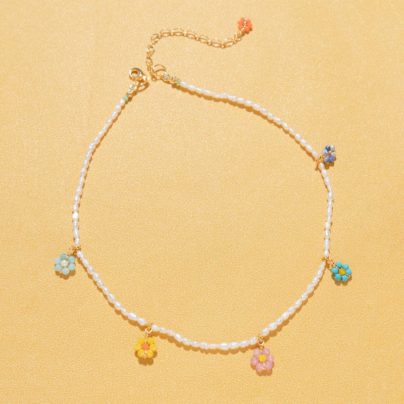 FLORAL DROPS NECKLACE