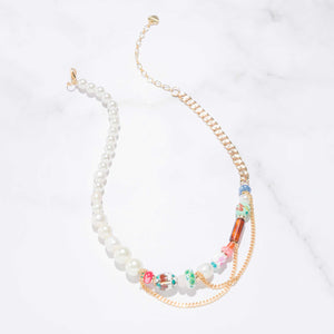 CHAIN STONE NECKLACE