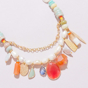 MIXED STONE NECKLACE