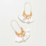 TASSEL FAN EARRINGS