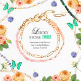 LUCKY STONE Twist No.06 สร้อยข้อมือหินตามสีมงคล ❤️ รุ่นปรับใส่เป็นสร้อยคอได้