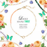 LUCKY STONE Twist No.03 สร้อยข้อมือหินตามสีมงคล ❤️ รุ่นปรับใส่เป็นสร้อยคอได้