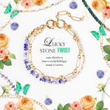 LUCKY STONE Twist No.01 สร้อยข้อมือหินตามสีมงคล ❤️ รุ่นปรับใส่เป็นสร้อยคอได้